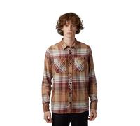 FOX Turnout Utility Flannel Shirt Medium BrownL Medium Brown