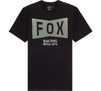 FOX Typeface Premium T-Shirt, black-white-green, size L for Men