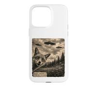 Fox UFO Field Report Funny Vintage Strange Sighting Case for iPhone 15 Pro Max