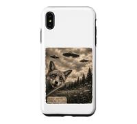 Fox UFO Field Report Funny Vintage Strange Sighting Case for iPhone XS Max