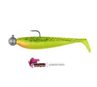 Fox Ultra UV Zander Pro Shad 7.5cm Loaded Lure - UV Natural Perch