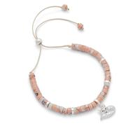 Fox Under The Moon Friendship Bracelet, Friends, Love, Hope, Being There and the Little Things, Silver Plated Adjustable Bracelet with Message Card by Stacey McNeill