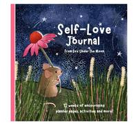 Fox Under The Moon Self-Love Journal, 12-Week Mindfulness Planner, Paperback, Weekly Encouragement Pages with Mood Tracker and Coloring Activities