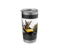 Fox Unimpressed Funny Weird Roller Coaster Stainless Steel Insulated Tumbler