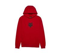 Fox Unisex Adult Sweatshirt Hooded Head Fleece PO Flame Red M Blouse, M