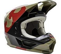 Fox V1 Bnkr Ece Green Camo Helmet
