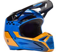 FOX V1 Collect Motocross Helmet, blue/orange, size S (55/56)