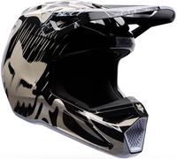 FOX V1 Diffuse Special Edition Motocross Helmet, black/beige, size XS