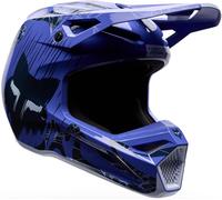 FOX V1 Diffuse Special Edition Motocross Helmet, purple/black, size S