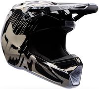 FOX V1 Diffuse Special Edition Youth Motocross Helmet, black/beige, size Y/S (49/51)