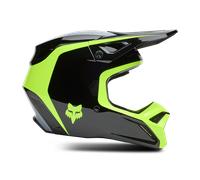 §FOX V1 Flow MX Helmet Black-Yellow§