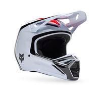 FOX V1 FLOW WHITE/RED HELMET XL