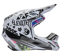 FOX V1 Image Cosmo Motocross Helmet unisex White/Black, S
