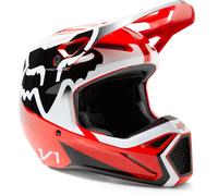 FOX V1 LEED MX helmet fluo red XS