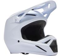 FOX V1 Matte Youth Motocross Helmet, white, size S