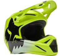 FOX V1 Shield Motocross Helmet, yellow, size L for Men