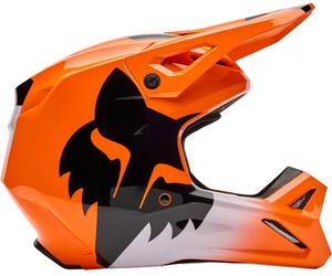 FOX V1 SHIELD MX-Helm fluoreszierendes orange L