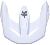 FOX V1 Solid Helmet Peak, white matt, size L