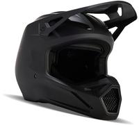 FOX V1 Solid Motocross Helmet, black, size M for Men