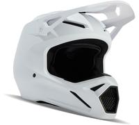 Fox Racing V1 Solid Helmet - Mips Technology, Ventilated Comfort, True-to-Size Fit, Removable Liner & Cheek Pads, MX & Off-Road Protection, Matte White, Size: XS