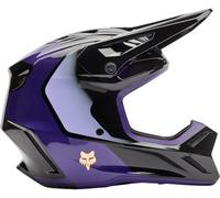 FOX V3 Drip Motocross Helmet, black/purple, size M (57/58)