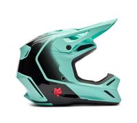 FOX V3 Drip Motocross Helmet, turquoise, size S for Men
