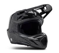 HELMET FOX V3 RS CARBON SOLID BLACK XL