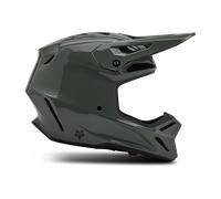 FOX V3 Rs Carbon Solid MX Helmet Dark StoneL Dark Stone
