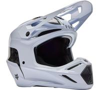 FOX V3 RS Fracture Carbon Motocross Helmet, white, size L for Men