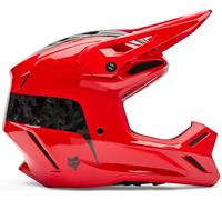 FOX V3 RS Fracture Carbon Motocross Helmet, red, size S (55/56)