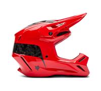 FOX V3 RS Fracture Carbon Motocross Helmet, red, size XL for Men