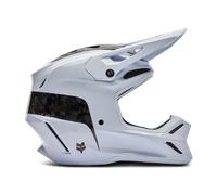FOX V3 RS Fracture Carbon Motocross Helmet, white, size M (57/58)