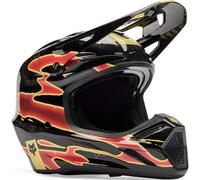 FOX V3 RS Inning Motocross Helmet, black-red, size XL for Men