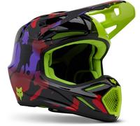 FOX V3 Throttle MIPS Motocross Helmet, yellow, size S for Men