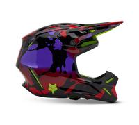 §FOX V3 Throttle MX Helmet Fluorescent Yellow§