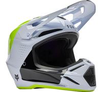 FOX V3 Tine Motocross Helmet, white, size XXL (63/64)