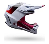 FOX V3 Tine Motocross Helmet, white/pink/black, size M (57/58)
