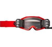 FOX Vue Roll Motocross Goggle, black-white-red for Men