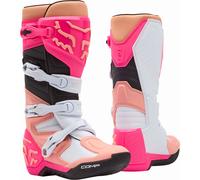 FOX W Comp Ladies Motocross Boots, white/hotpink, size 11
