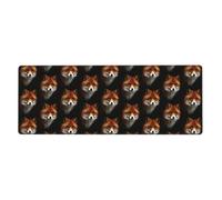 Fox Washable Keyboard Mat Oversized Desk Pad for Easy Cleaning and Enhanced Workspace