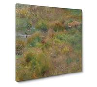 Fox Watching the Ducks by Bruno Liljefors Canvas Print | Gallery Wrapped 30mm Frame Wall Art | 20x20 inches | Ready to Hang | Classic Animals Picture | Living Room Bedroom Lounge Office