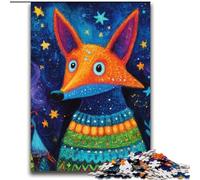 Fox Wearing A Scarf 2000 Piece Jigsaw Puzzle for Adults And Teenagers, Perfect for Game Nights, Colorful Toy for Home Gift (70x100cm)