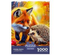 Fox Well Finished Paper Jigsaw Puzzle Suited to Peaceful Downtime, Built Around Fantasy And Supporting Concentration Patience And Shared Enjoyment 70x50cm/1000pcs