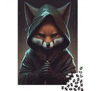 Fox Wizzard with A Hoodie Jigsaw Puzzle for Adults, 1000 Pieces, 38x26cm/1000pcs, Screen-Free Activity, Weekend Downtime And Time at Home