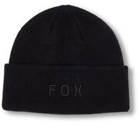 Fox Racing Unisex's Wordmark Beanie Hat, Black, One Size