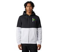 FOX X Kawi Zip Hoodie, black-white, size 2XL for Men