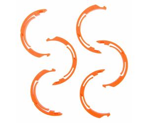 Fox X2-0.125 Shock Absorber Spacer 6 Units One Size Orange