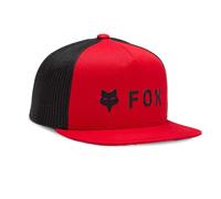 FOX Absolute Mesh Youth Snapback Cap, black-red