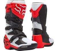 FOX YTH COMP Kinder Stiefel weiß-fluo rot 8