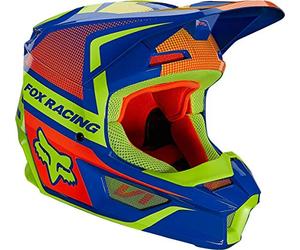 Fox Yth V1 Oktiv Helmet Blue Ym